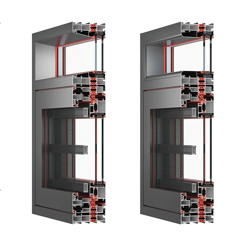 110 outward opening window series feature